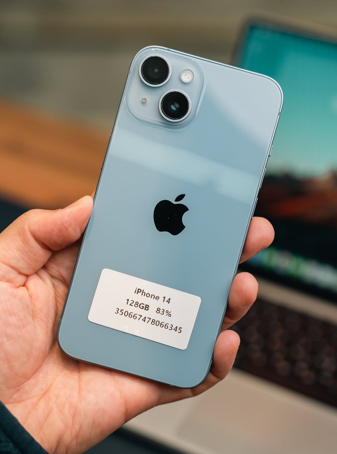 iPhone 14 – 128GB (Used, Good Condition, 🔋83%)