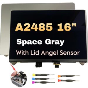 A2485 MacBook Pro Retina 16 Inch LCD Screen M1 Full Assembly Replacement Screen for 2021 EMC3651
