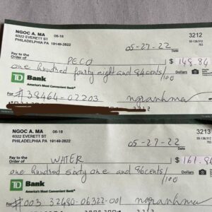 TD BANK DEPOSIT CHECK | $2000 – $5000