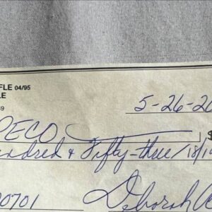 WELLS FARGO BANK DEPOSIT CHECK | $1000 – $2000