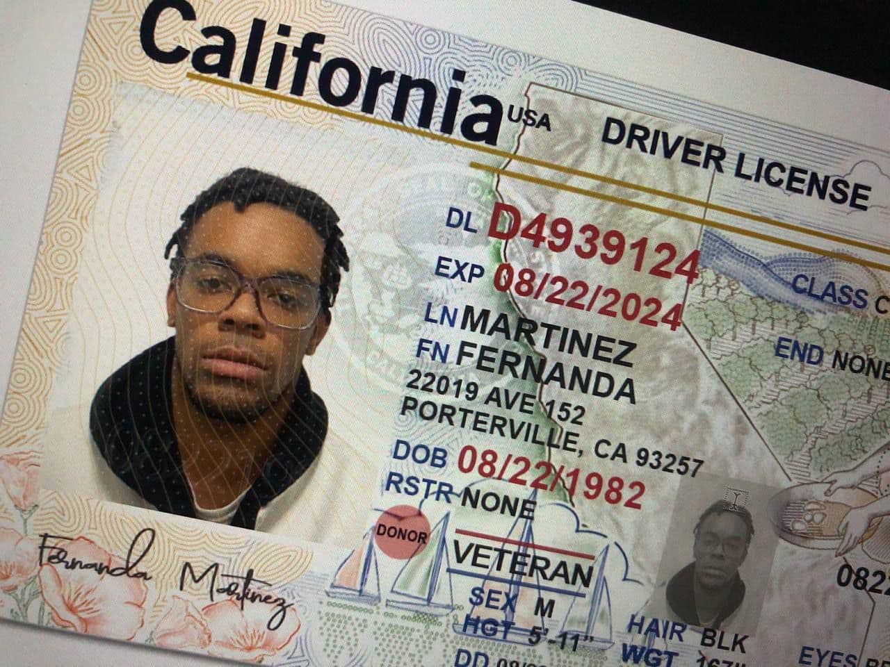 Original Real IDs Scans + Utility Bill